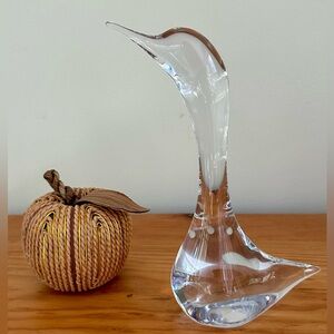 Vintage Daum of France Fine Crystal Loon/Bird/Swan sculpture